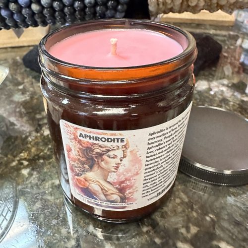 aphrodite candle 2 | aromaG's Botanica Aphrodite candle for love